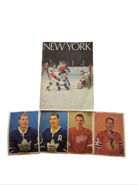 Vintage 1970 Maple Leaf Gardens Sports Magazine - NY Rangers Cover&Player Photos